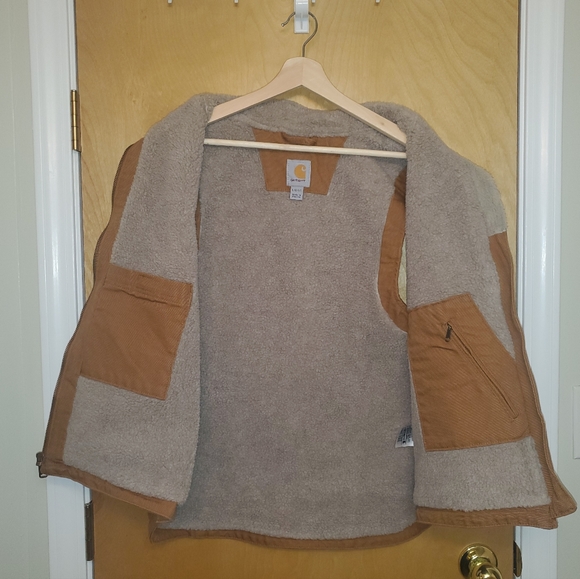 Carhartt Duck Canvas Sherpa Lined Vest NWOT - Picture 8 of 11
